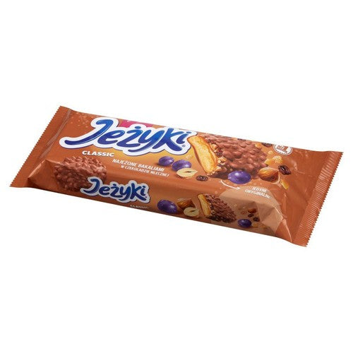 Jeżyki classic najeżone bakaliami w czekoladzie mlecznej Goplana 140 g