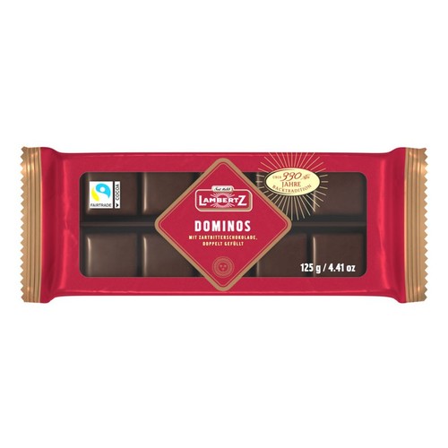 Kostki piernikowe z nadzieniem o smaku jabłkowym Lambertz 125 g