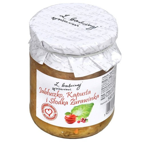 Jabłuszko. kapusta i słodka żurawinka Z Babcinej spiżarni 320 g