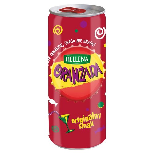 Oranżada czerwona Hellena 250 ml