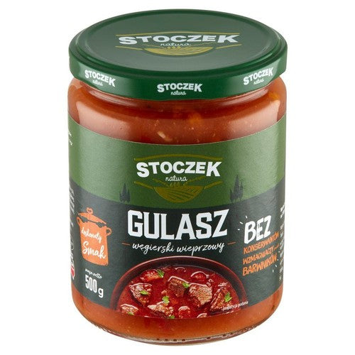 Gulasz węgierski wieprzowy z papryką Stoczek 500 g