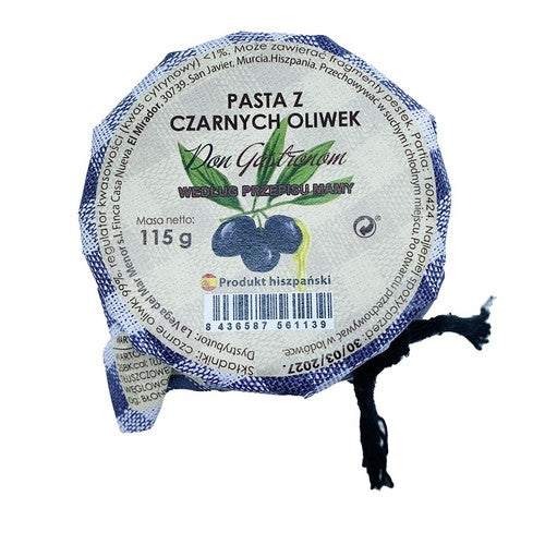 Tapenada z czarnych oliwek Don Gastronom 115 g