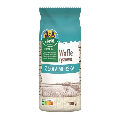Wafle ryżowe z solą morską Pewni Dobrego 100 g