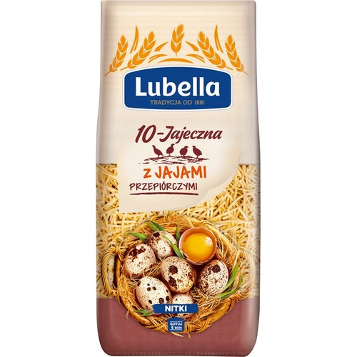 Makaron nitki z jaj przepiórczych Lubella 250 g
