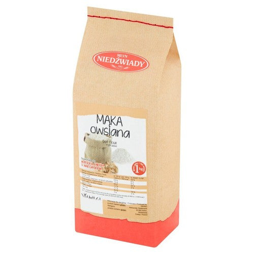 Mąka owsiana   Młyn Niedźwiady 1 kg