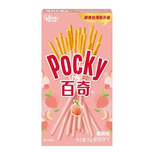 Pocky paluszki o smaku brzoskwiniowym Glico 50 g