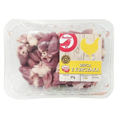 Serca z kurczaka Auchan na wagę ok. 400 g