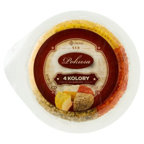 Łotewski Ser Cztery Kolory półtwardy Pokusa 350 g