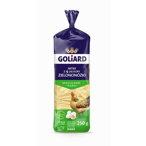 Makaron nitki z 4 jaj kury zielononóżki Goliard 250 g