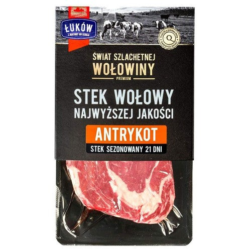 Stek wołowy z antrykotu bez kości Łuków na wagę ok. 400 g