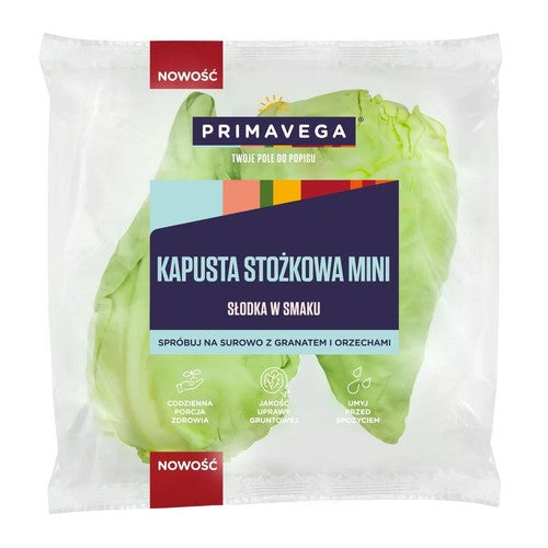 Kapusta stożkowa mini Primavega 2 sztuki