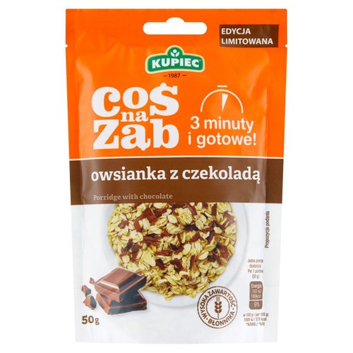 Coś na ząb owsianka z czekoladą Kupiec 50 g