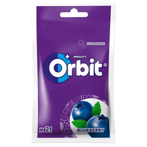 Guma do żucia o smaku jagodowym bez dodatku cukru  Orbit 29 g