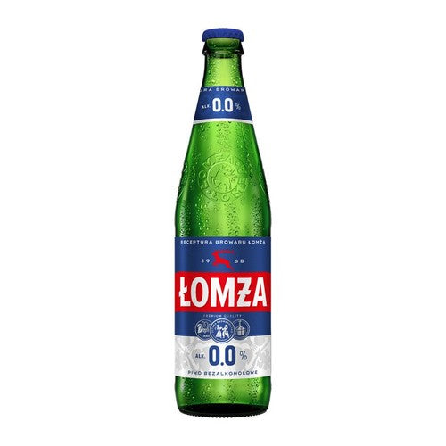 Piwo jasne bezalkoholowe alk. 0.0% obj. Łomża 500 ml