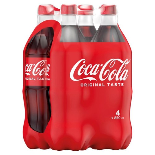 Napój gazowany Cola Coca-Cola 4 x 850 ml