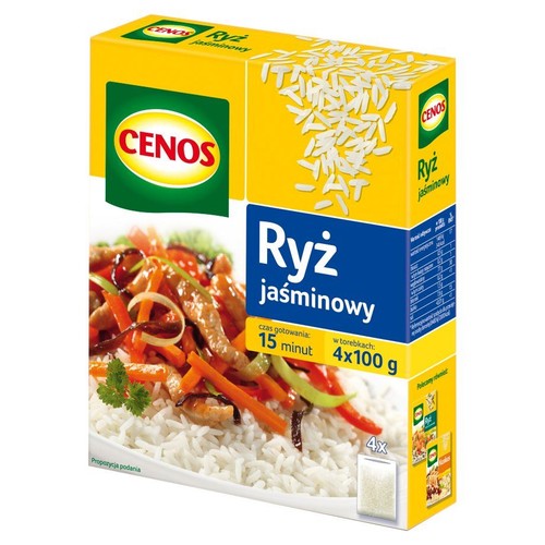 Ryż jaśminowy Cenos 4 x 100 g