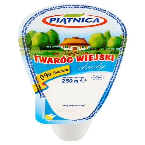 Twaróg wiejski lekki 0% Piątnica 250 g