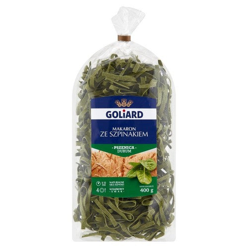 Makaron ze szpinakiem 2 jajeczny Goliard 400 g