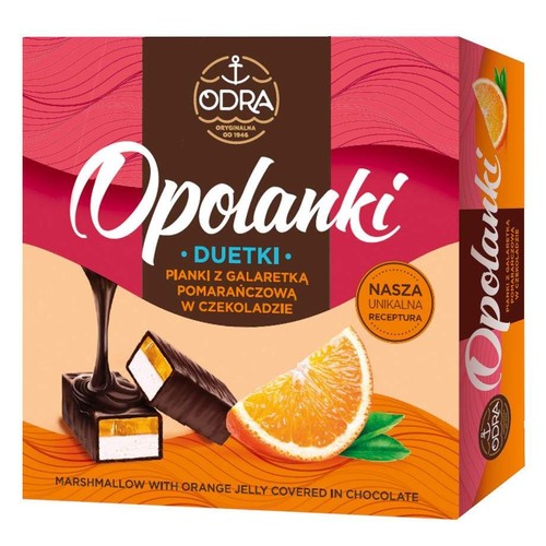 Opolanki Duetki Pianki z galaretką pomarańczową ODra 400 g
