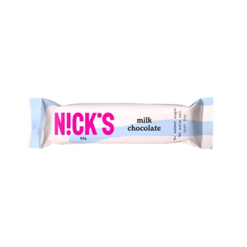 Baton z mlecznej czekolady bez cukru i maltitolu Nick's 25 g
