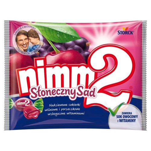 Słoneczny Sad cukierki owocowe wzbogacone witaminami nimm2 90 g