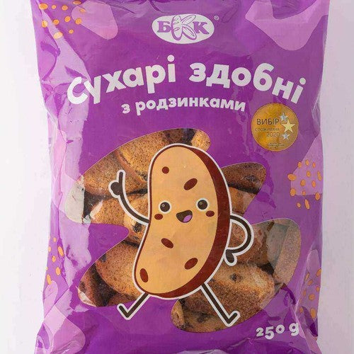 Krakersy maślane z rodzynkami BKK 250 g