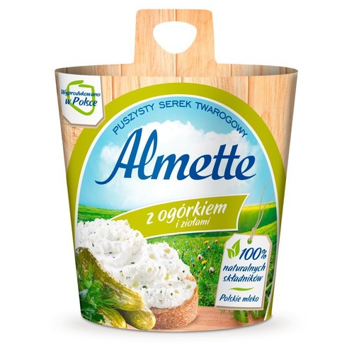 Serek twarogowy z ogórkiem i ziołami Almette 150 g