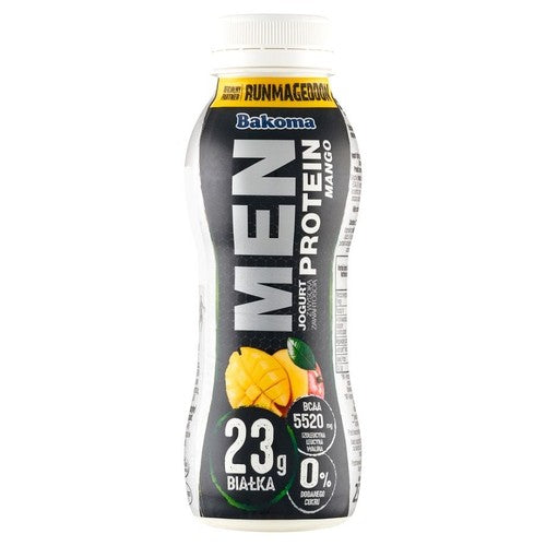 Men jogurt pitny wysokobiałkowy mango Bakoma 230 g