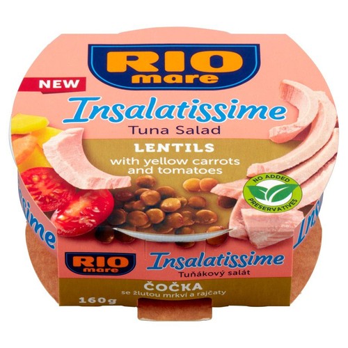 Gotowe danie tuńczyk z soczewicą Rio Mare 160 g