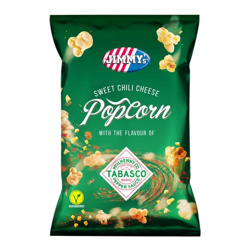 Popcorn o smaku słodkie chili ser Jimmy 90 g