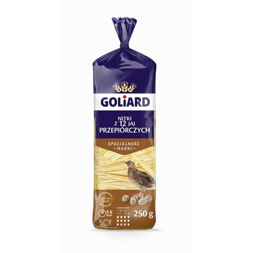 Makaron Nitka z jaj przepiórczych Goliard 250 g