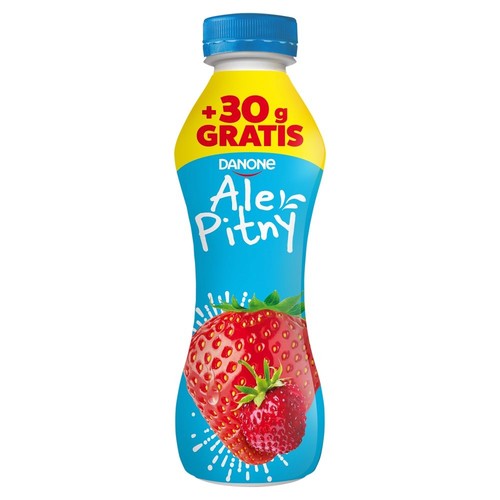 Ale Pitny Jogurt o smaku truskawki i poziomki  Danone 270 g