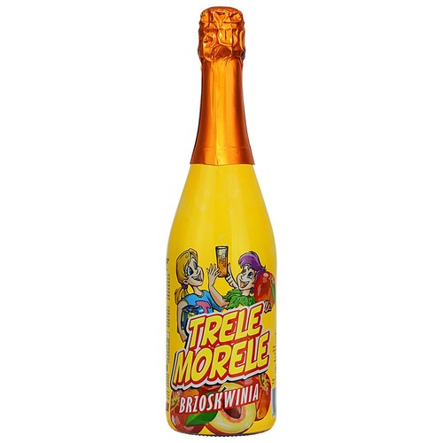 Napój gazowany o smaku brzoskwiniowym Trele Morele 750 ml