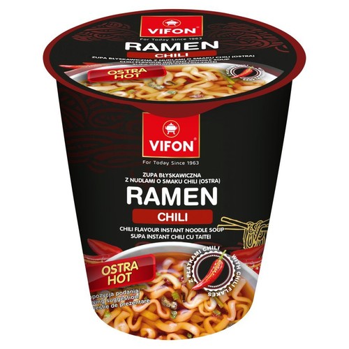 Zupa błyskawiczna z kluskami o smaku chili  Vifon 60 g