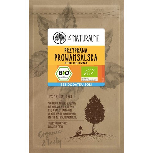 Ekologiczna przyprawa prowansalska To Naturalne 8 g