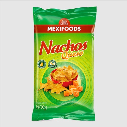 Nachos o smaku serowym   Mexifoods 200 g