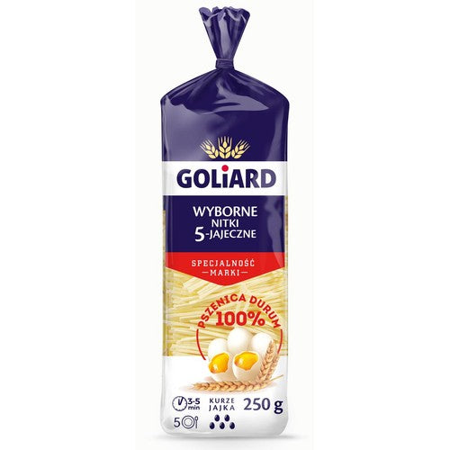 Makaron nitki  5 jajeczne Goliard 250 g