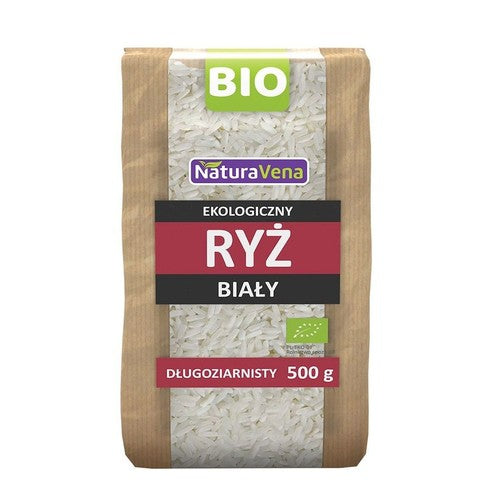 Ekologiczna długoziarnisty ryż biały NaturAvena 500 g