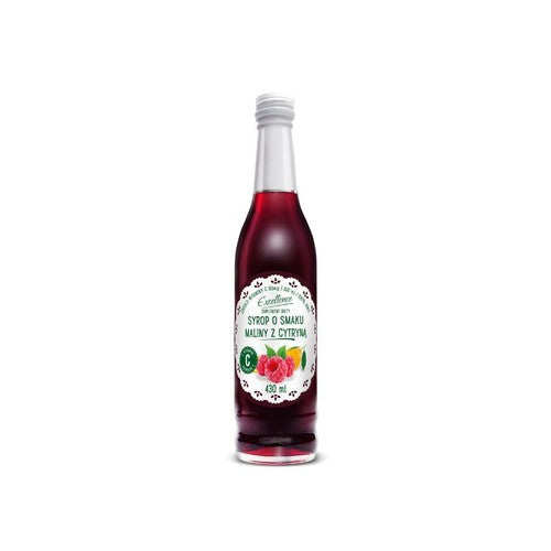 Syrop o smaku maliny z cytryną Excellence 430 ml